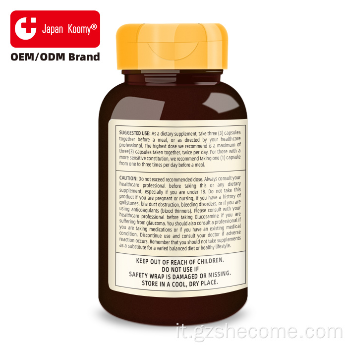 Shecome Glucosamina Condroitina Capsule Supporto articolare